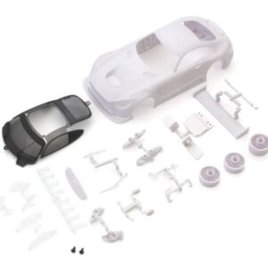 Bodyshell Mercedes AMG GT3 Mini-Z + 2WD Rims (White Body)